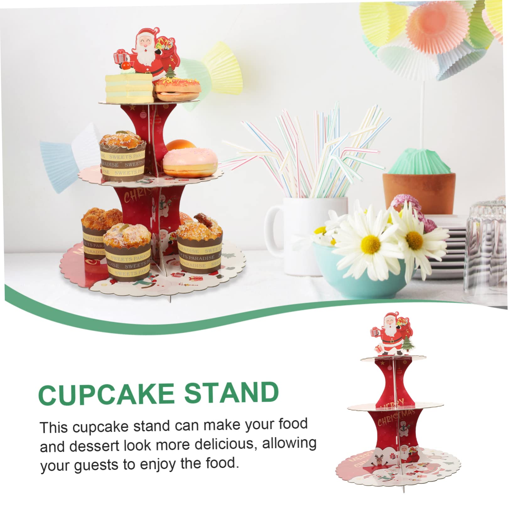 Amazon｜NOLITOY クリスマスケーキスタンド クリスマスツリーのケーキ